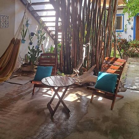 Hostal Jardin Hostel Mahahual Bagian luar foto