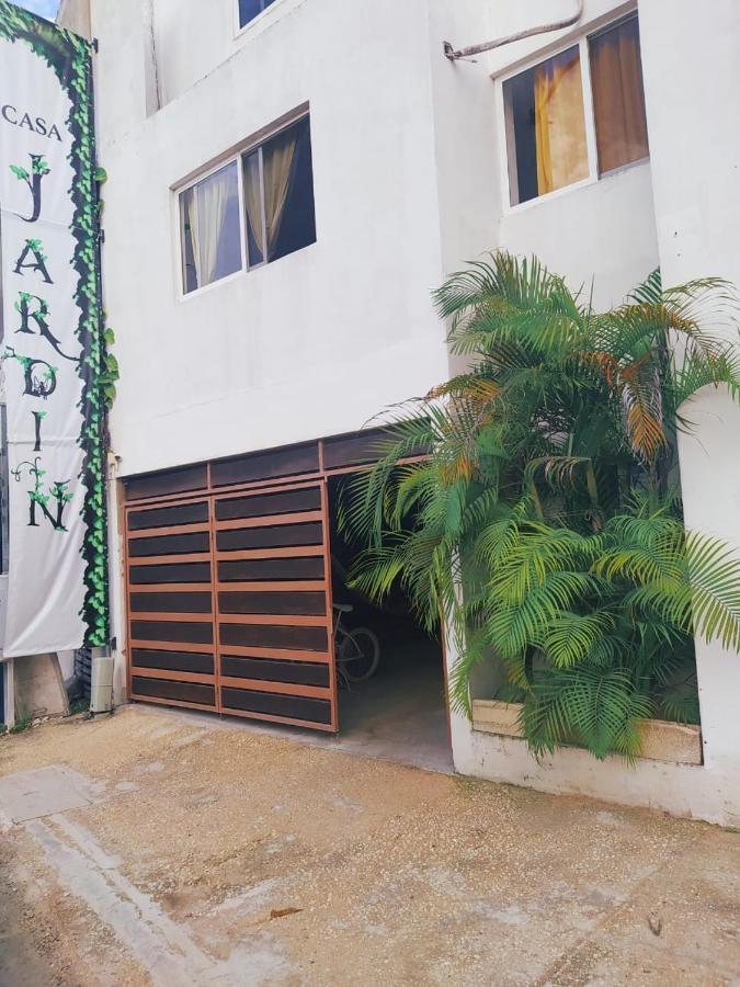 Hostal Jardin Hostel Mahahual Bagian luar foto