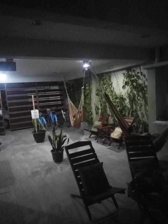 Hostal Jardin Hostel Mahahual Bagian luar foto