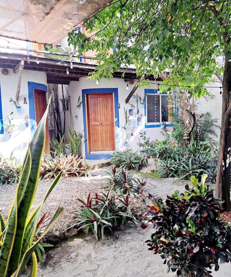 Hostal Jardin Hostel Mahahual Bagian luar foto